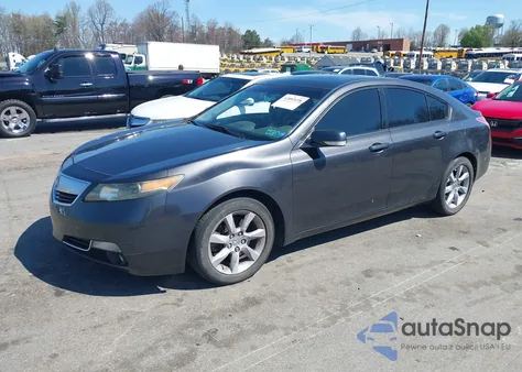 2012 Acura Tl 3.5 из США, поврежденный, VIN 19UUA8F21CA009425